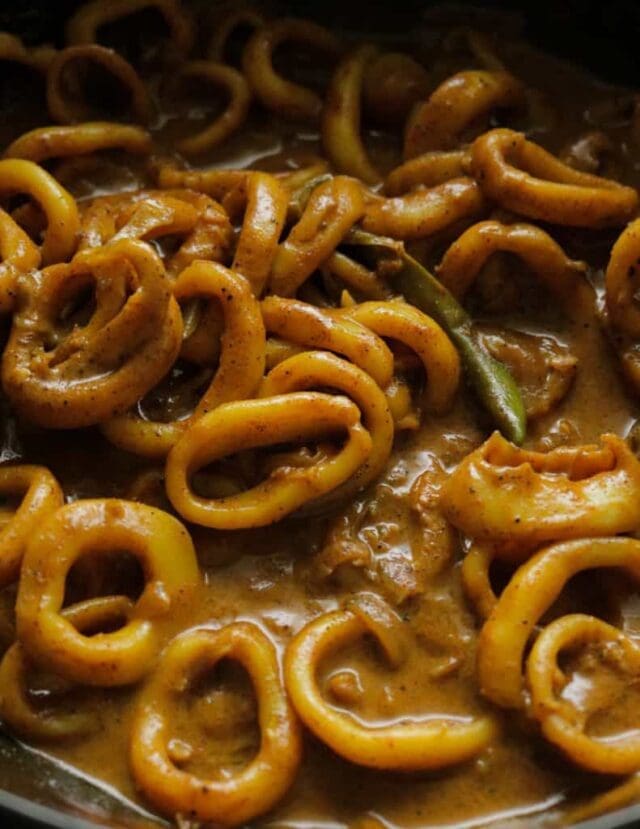Sri Lankan cuttlefish curry Sri Lanka coastline